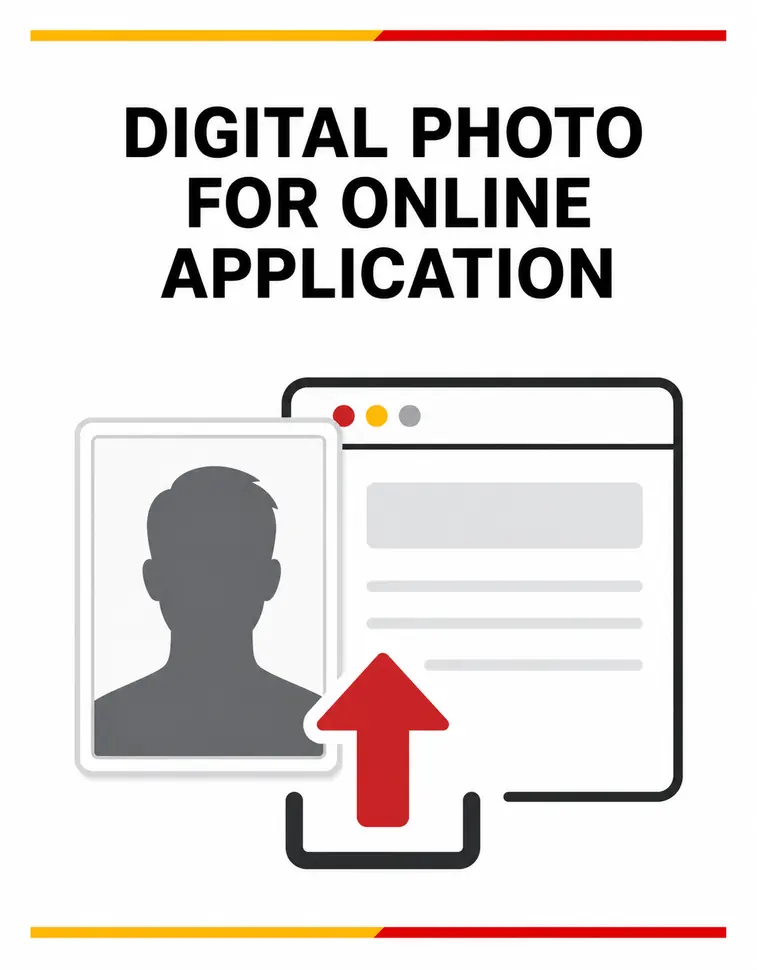 Example guide for Pakistani passport and visa photographs